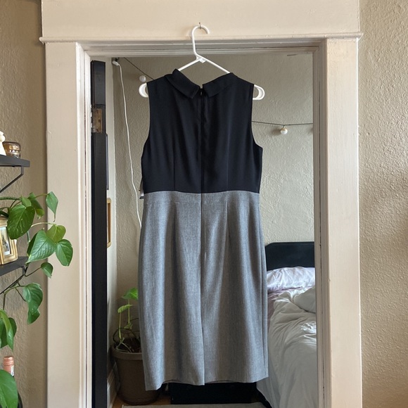 Nine West Black/Greystone Stretch Dress - Picture 2 of 6